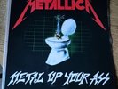 Metallica Metal Up your Ass Demo Grey Vinyl Dave Mustaine Music For Nations LP