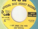 KIM WESTON I Got What You Need MGM PROMO NORTHERN SOUL USA 45