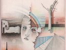 Chameleons Script of the Bridge LP vinyl UK Statik 1983 smooth sleeve design but