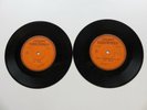 RICKY NELSON 1958 PAIR 1 SIDED LONDON DEMO RECORDS  IT'S LATE   NEVER BE ANYONE