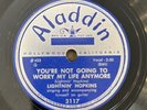 Lightnin Hopkins Aladdin 3117 ‘Daddy Will Be Home One Day’ E+ Blues 78 Rm