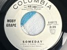 Moby Grape Someday / Omaha EX   PROMO 45 BLACK PRINT  1967 Psych Columbia 44173