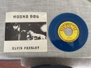 VTG Elvis Presley Hound Dog & I Want You 45rpm w/ Sun Label 224 Blue Vinyl READ