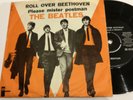 Very rare The Beatles single Roll Over Beethoven Odeon Denmark VG+/Exc
