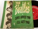Mega rare The Beatles She Loves You Parlophone 1st press R 5055 Norway VG/VG
