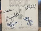 AC/DC Flick Of The Switch Signed By Band Vinyl Lp Autographed Frame Included
