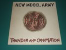 NEW MODEL ARMY - Thunder and Consolation - UK LP with INNER - EMBOSSED SLEEVE