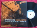 DONALD BYRD LP BYRD IN HAND 1985 BLUE NOTE Japan Toshiba-EMI reissue VG++