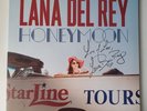 SIGNED by Lana Del Rey Honeymoon LP  (Red Translucent Vinyl / Record, 2015)