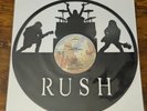 RUSH VINYL LASER CUT RECORD ART CARESS OF STEEL MACHINE CUT ALBUM GREAT FRAMED