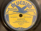 PRE WAR CAJUN FRENCH 78 LAWRENCE WALKER ALBERTA BLUEBIRD 2199