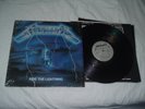 METALLICA Ride the Lightning '84 SHRINK   ORIG MEGAFORCE SILVER 1st pr NMint
