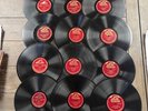 12- Victrola Victor Talking Machine Red  Label Single Sided 12” Records Album