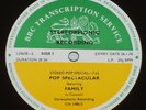 BBC TRANSCRIPTION SERVICE Pop Spectacular FAMILY In Concert