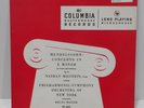 Mendelssohn: Concerto In E Minor Columbia ML 4001 LP Vinyl VG+