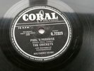BUDDY HOLLY THE CRICKETS UK 1958 CORAL 78    FOOL'S PARADISE    THINK IT OVER