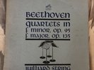 Beethoven Quartets In F Minor, Major Juilliard String Quartet on LSC 2632 NM