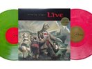 Live Throwing Copper Opaque Red & Green Colored Vinyl 2LP RARE
