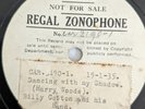 BILLY COTTON YOU TAKE THE EAST, 78RPM TEST RECORD REGAL ZONOPHONE CAR. 3486-1