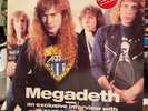 MEGADETH 12” Dave Mustaine Interview LP UK PRESS NM/EX 1989