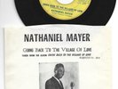 SOUL R&B DOOWOP 45 w/ PIC SLEEVE- NATHANIEL MAYER - TWO SIDER -HEAR-1963 FORTUNE