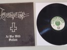 Venom At War With Satan Black Vinyl LP Record new bonus tracks poster