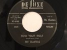The Chanters -Deluxe 6166  Row Your Boat / Stars In The Skies * 1958 * 1st Press