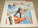 A View To A Kill movie soundtrack LP John Barry Duran Duran James Bond 007