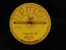 Johnny Cash rockabilly 78 I Walk The Line bw Get Rhythm on Sun