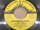 RARE 45 Soul Disco Cliff Gober A Poor Wayfaring Stranger Gospel Northern Funk