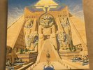 Iron Maiden Powerslave Capitol  1984 Textured Cover Vinyl LP Nice