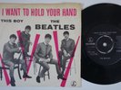 BEATLES I Want To Hold Your Hand RARE Denmark 45 UNIQUE danish p/s This Boy HEAR