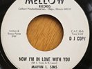 northern soul vinyl record - Marvin L Sims - Now I'm In Love With You