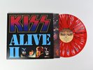 Kiss - Alive II on Casablanca Ltd Red White & Blue Splatter Reissue
