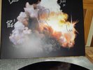 IDLES TANGK BLACK VINYL LP HAND SIGNED FRONT COVER BY WHOLE BAND