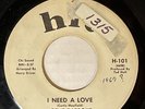 Gene Barbour Cavaliers Northern Soul 45 I Need A Love I Dig You Baby 1967 Hit