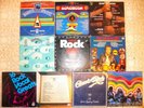 Classic - Hard Rock Compilations, 10 Vinyl Record Lot, 8 LP & 2 DLP, 4 Imports
