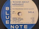 Thelonious Monk Round About Midnight Well You Needn't Blue Note 543 78 RPM HEAR