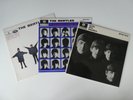 3 x The Beatles - LP Records - With The Beatles, Hard Days Night & Help - 1970's