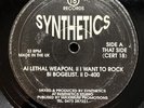 Synthetics - Lethal Weapon -  Early Photek Breakbeat Hardcore Record