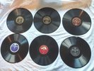 5x Louis Armstrong & 1x Fats Waller '78s Parlaphone Brunswick Columbia HMV