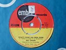 Northern Soul RAY SINGER What's Done Has Been Done/UK Ember MB S231 (1966)