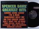 SPENCER DAVIS Greatest Hits UNITED ARTISTS LP NM promo h