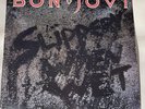 Vintage Bon Jovi Slippery When Wet Vinyl Record 1986 1ST Press With Inner Sleeve