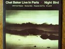 CHET BAKER Live in Paris, Night Bird -  rare vinyl original  LP NM