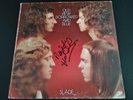 SLADE OLD NEW BORROWED AND BLUE VINYL LP SIGNED BY NODDY HOLDER 1974 POLYDOR