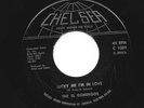 DOOWOP 45 - FIRST PRESS - EL DOMINGOS - LUCKY ME IM IN LOVE - HEAR- 1962 CHELSEA