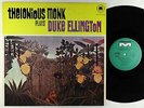 Thelonious Monk - Plays Duke Ellington LP - Milestone Japan - SMJ-6039M