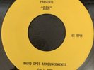 Radio Spot Announcement 45 BEN 1972 Horror Rat Sequel To Willard HEAR