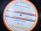 16” TRANSCRIPTION RECORD War Department Special Service Spotlight Band #155 WWII